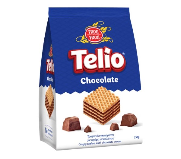 Frou Frou Telio Crispy Wafers 250G - Chocolate Cream