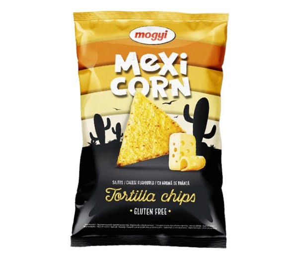 Mogyi Mexi Corn Tortilla Chips Gluten Free 90G - Cheese Flavour