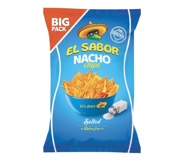 El Sabor Nacho Chips 180G - Salted (Gluten Free)
