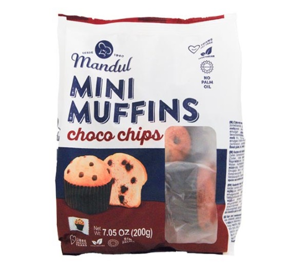 Mandul Mini Muffins 200G - Choco Chips