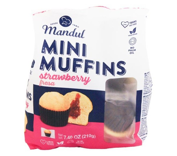 Mandul Mini Muffins 210G - Strawberry Cream