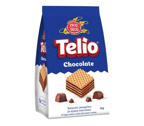 Frou Frou Telio Crispy Wafers 125G - Chocolate Cream