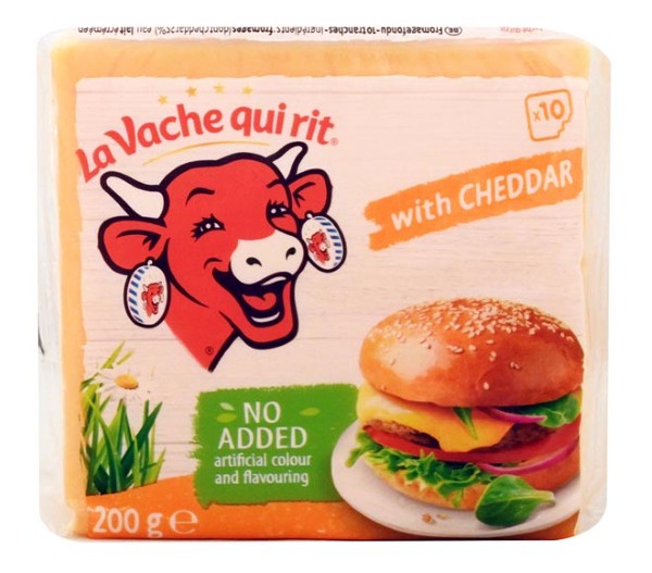 Cheese La Vache Qui Rit Slices Cheddar 200G