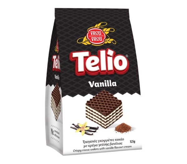 Frou Frou Telio Crispy Cocoa Wafers 125G - Vanilla Cream