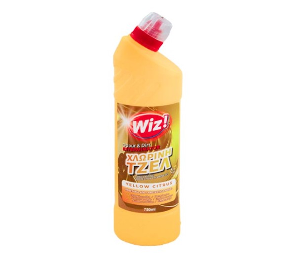 Wiz Bleach Gel 750Ml - Yellow Citrus