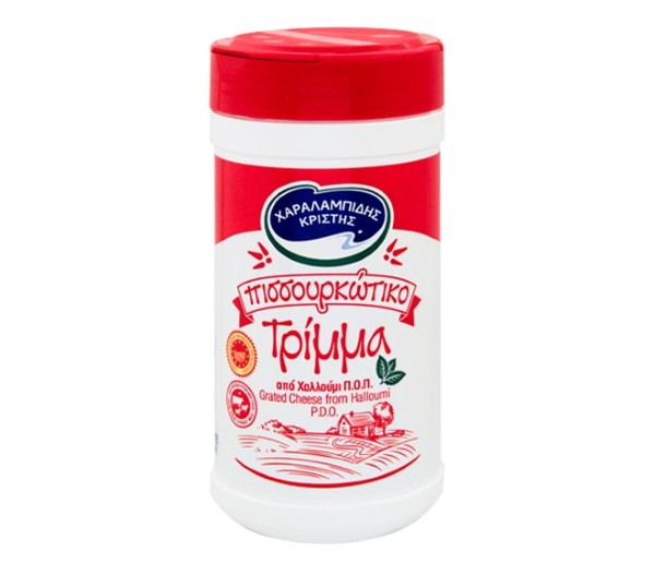 Grated Cheese Char. Christis Pissourkotiko From P.O.D. Halloumi 200G