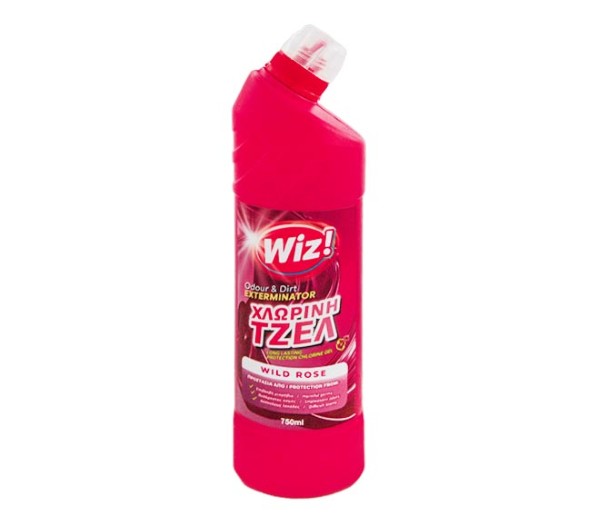 Wiz Bleach Gel 750Ml - Wild Rose