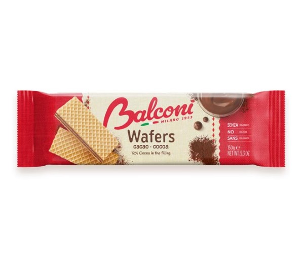 Balconi Milano Wafers 150G - Cocoa
