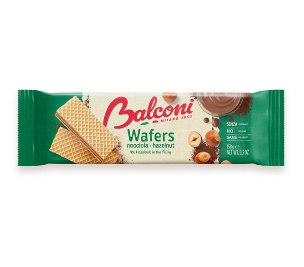 Balconi Milano Wafers 150G - Hazelnut