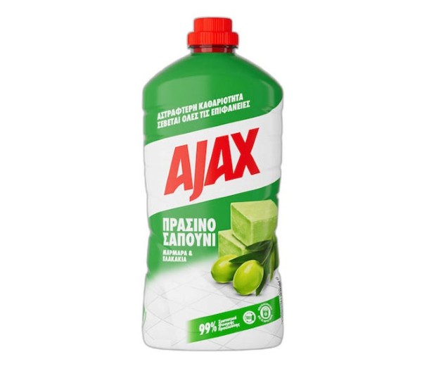 Ajax Green Soap For Marble & Tiles 1L