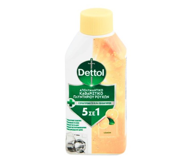 Dettol Washing Machine Cleaner 5In1 250Ml - Lemon