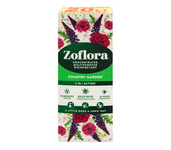 Zoflora Concentrated Disinfectant 500Ml -  Country Garden