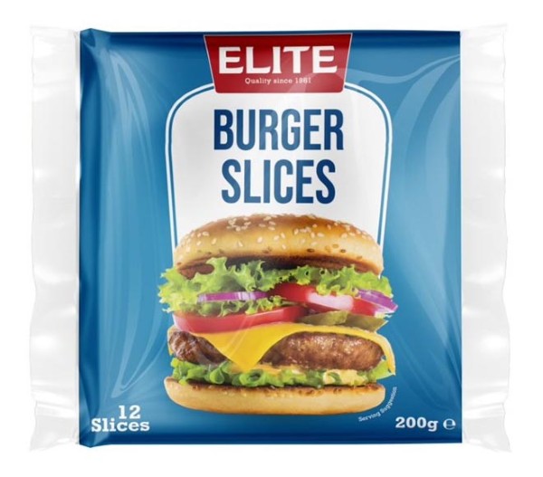 Cheese Elite Burger Slices 200G (12Pcs)