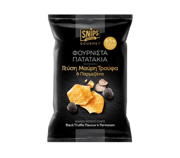 Snips Gourmet Baked Potato Chips 100G - Black Truffle Flavour & Parmesan