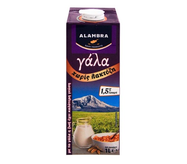 Alambra Milk Lactose Free 1.5%Fat Esl 1L