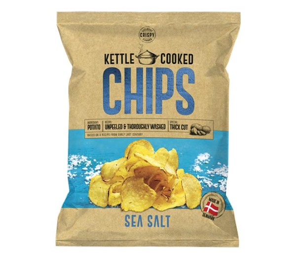 Kettle Cooked Potato Chips 150G - Sea Salt