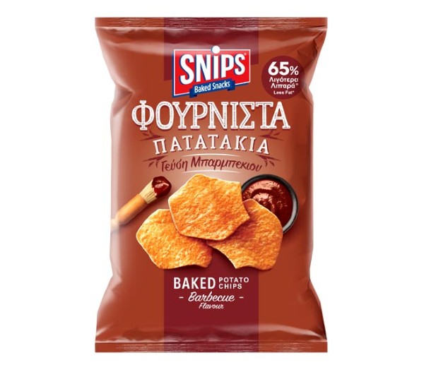 Snips Baked Potato Chips 160G - Barbecue Flavour