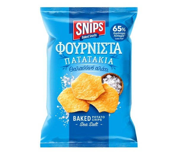Snips Baked Potato Chips 160G - Sea Salt