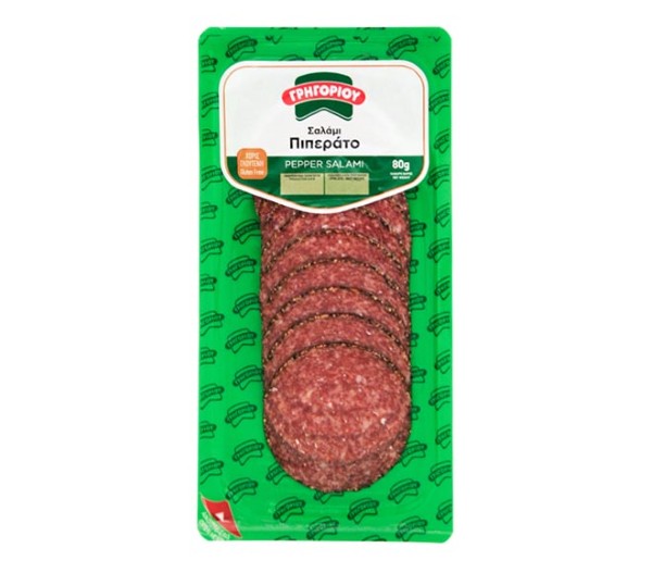 Gregoriou Pepper Salami 80G