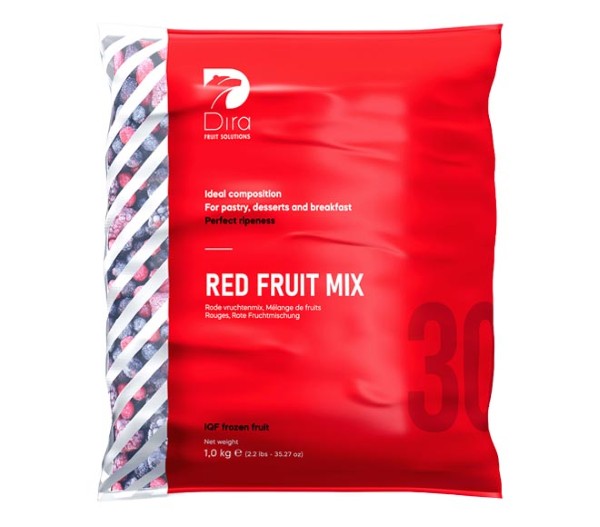 Dira Frozen Red Fruits Mix 1Kg - Mix Ruby