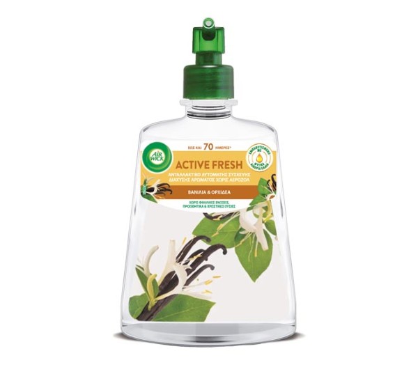 Air Wick Active Fresh Without Aerosol Refill Spray 228Ml - Vanilla & Orchid
