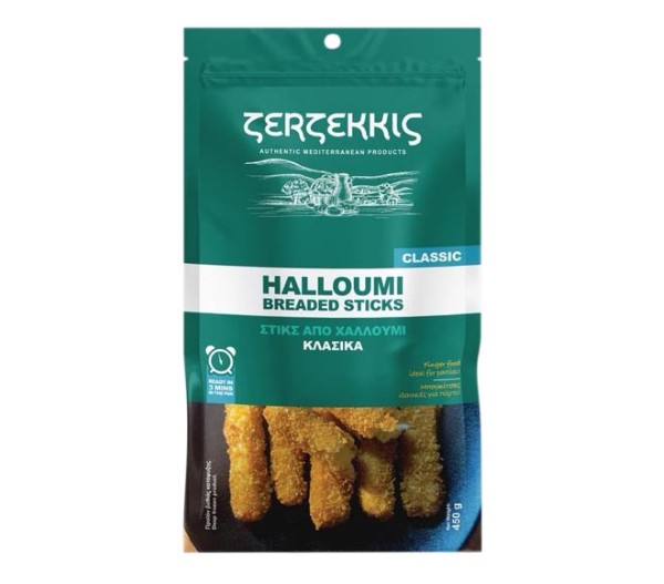 Zerzekkis Halloumi Breaded Sticks 450G - Classic