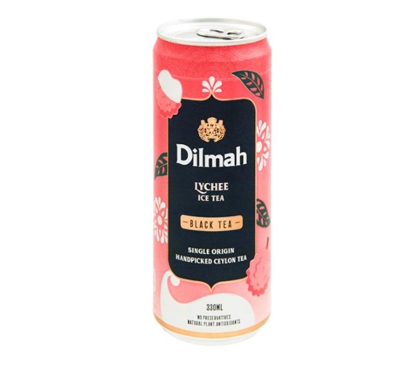 Dilmah Black Tea 330Ml - Lychee Ice Tea