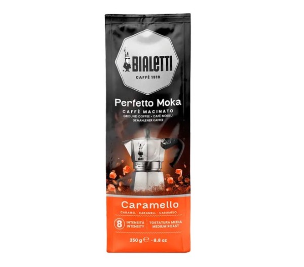 Bialetti Perfetto Moka Ground Coffee (Intensity 8) 250G - Caramello