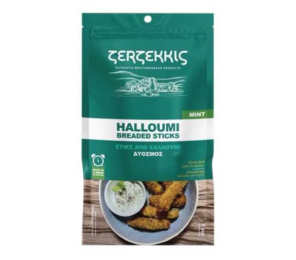 Zerzekkis Halloumi Breaded Sticks 450G - Spearmint