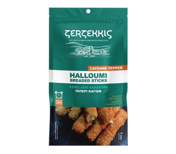 Zerzekkis Halloumi Breaded Sticks 450G - Cayenne Pepper