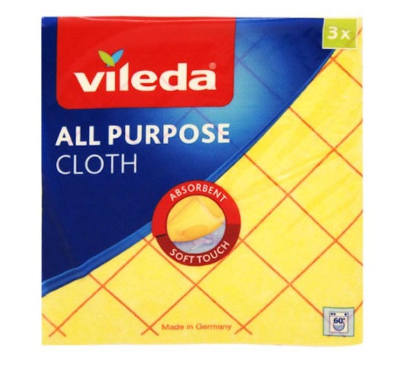 Cloth Vileda All Purpose 3Pcs