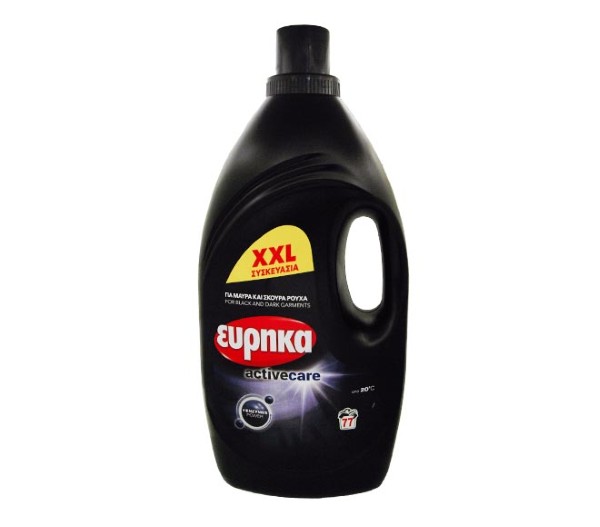 Eureka Liquid Active Care For Black & Dark Garments Xxl Pack 77 Washes 3.5L