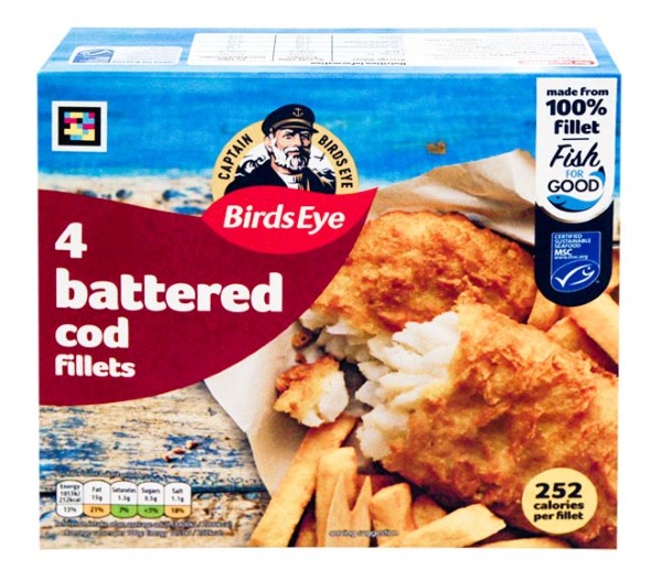 Birds Eye Breaded Cod 400G