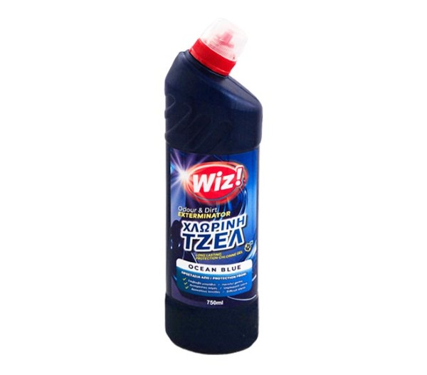 Wiz Bleach Gel 750Ml - Ocean Blue