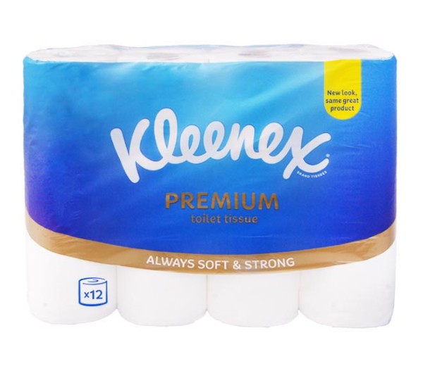 Kleenex Premium Toilet Tissue White 12Pcs X 228 Sheets