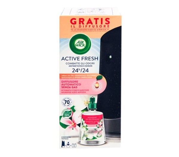 Air Wick  Automatic Machine Active Fresh 24/7 - Jasmine 228Ml