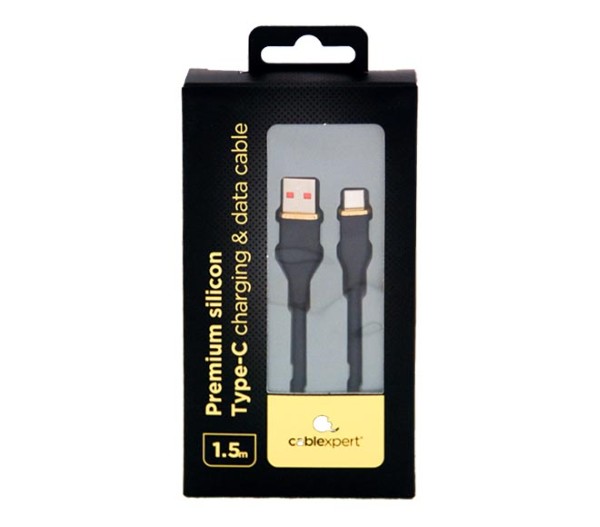 Cablexpert Charging & Data Cable Type-C 1.5M - Black
