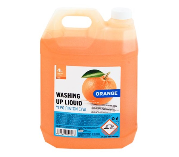 Washing Up Liquid 4L - Vinegar - Orange