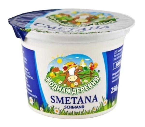 Smetana Sour Cream 20% Fat 250G