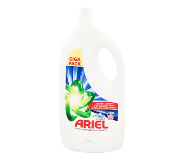Ariel Liquid 80 Washes 3600Ml - Alpine
