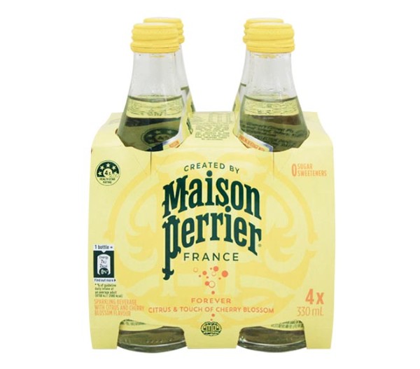 Maison Perrier Sparkling Water 4 X 330Ml - Forever Citrus & A Touch Of Cherry Blossom