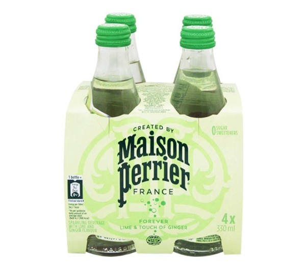 Maison Perrier Sparkling Water 4 X 330Ml - Forever Lime & A Touch Of Ginger