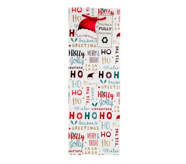 Gift Bag - For Bottle For Christmas (Xgimbac4A513)