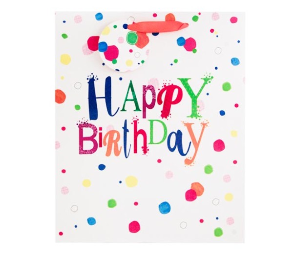 Gift Bag - Large Happy Birthday (8195)
