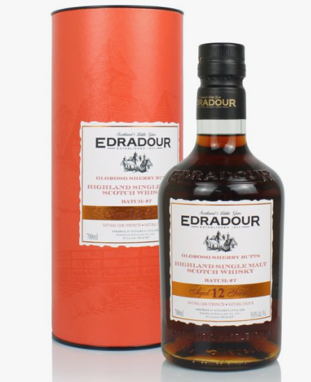 EDRADOUR 12 YRS CASK STRENGHT 59 70CL