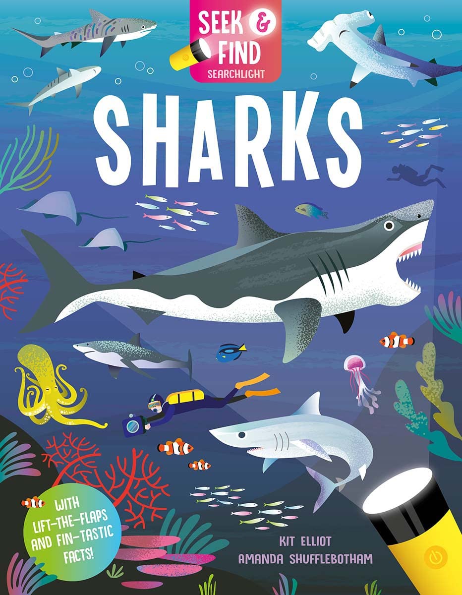 Seek and Find Sharks (Seek and Find-Magic Searchlight Books)