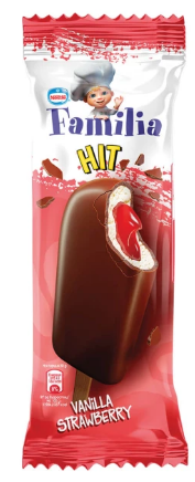 FAMILIA Hit Ice Cream Vanilla & Strawberry 58G
