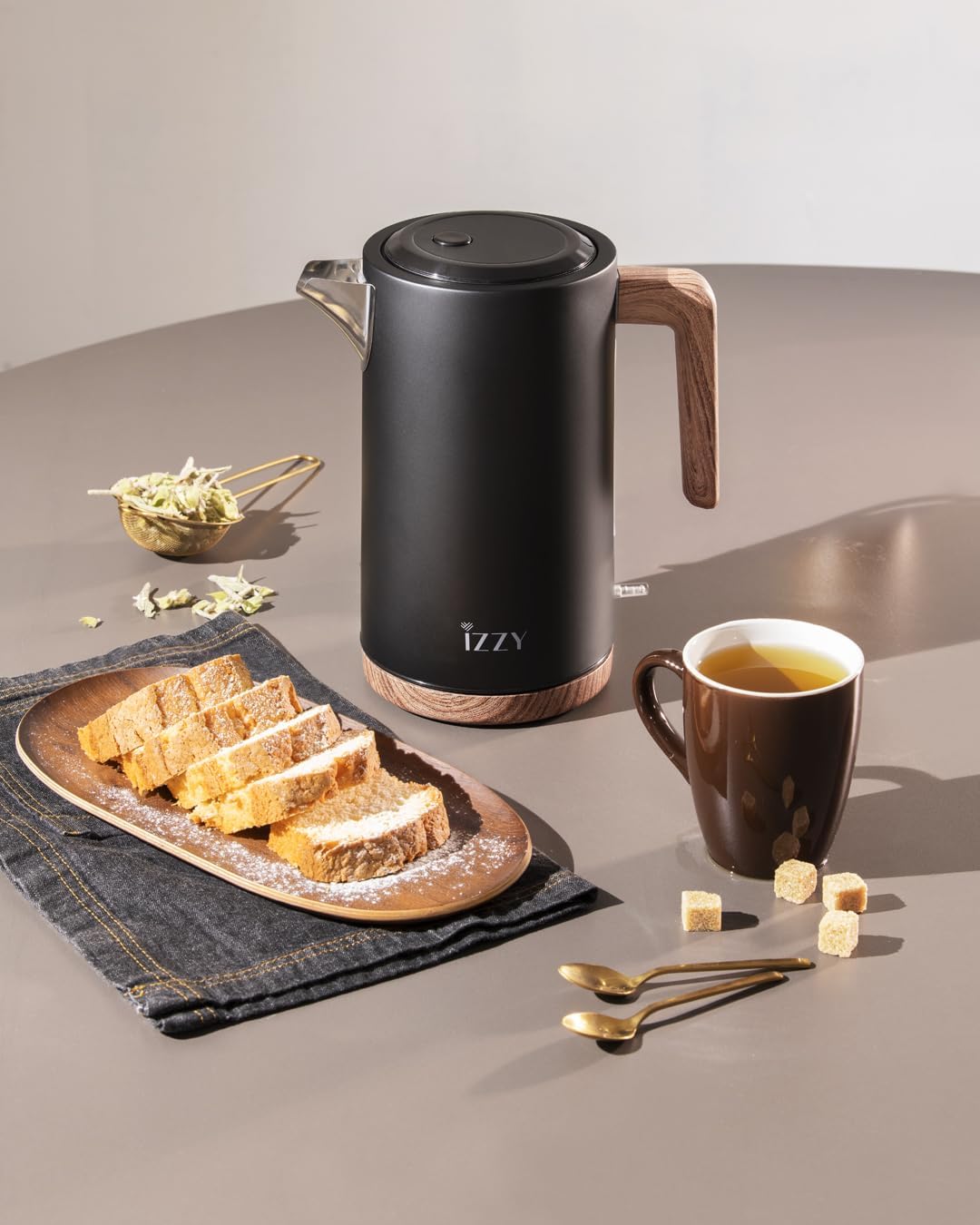 Kettle Wooden Black