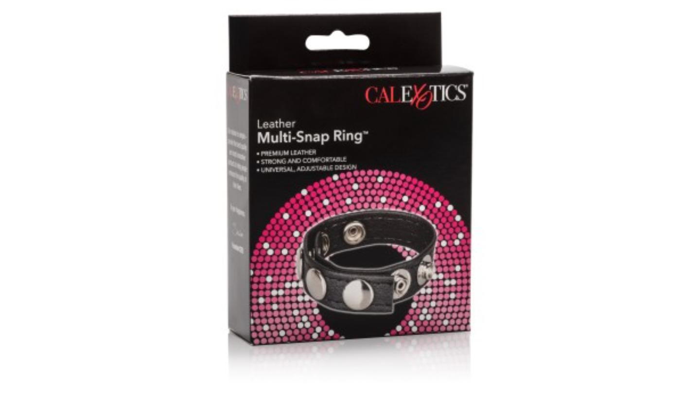 Leather Multi-Snap Ring