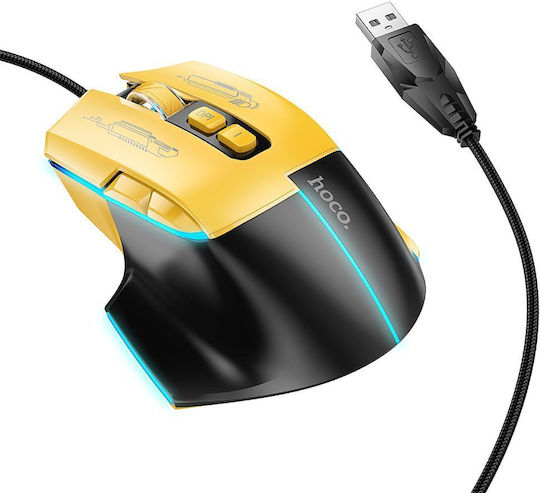 hOCO Overlord Luminous Gaming Wired Mouse GM31